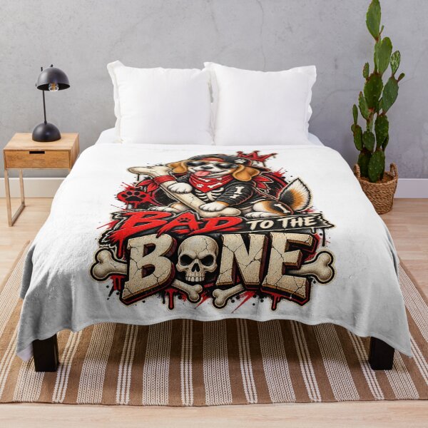 Item preview, Bad To The Bone Beagle Halloween Shirt Funny Dog Gangster Shirt designed and sold by KnrNazimTHRE4DS.