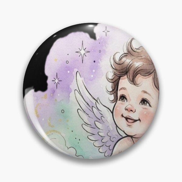 Item preview, Pop-Up Angel Among The Clouds (Original Ink Drawing designed and sold by phuonthan7475.