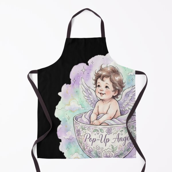 Item preview, Pop-Up Angel Among The Clouds (Original Ink Drawing designed and sold by phuonthan7475.