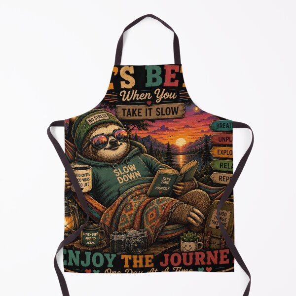 Item preview, Life's Better When You Take It Slow – Relaxed Sloth designed and sold by Molli98.