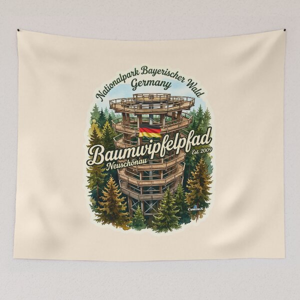 Item preview, Baumwipfelpfad Germany National Park designed and sold by EvergreenPark - Tee Studio.