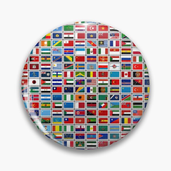Item preview, Flags of the World: Universal Countries Chart Grid designed and sold by Serene Strokes Art.