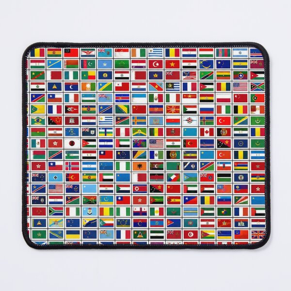 Item preview, Flags of the World: Universal Countries Chart Grid designed and sold by Serene Strokes Art.