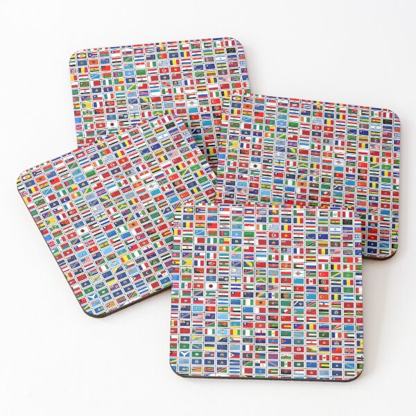 Item preview, Flags of the World: Universal Countries Chart Grid designed and sold by Serene Strokes Art.