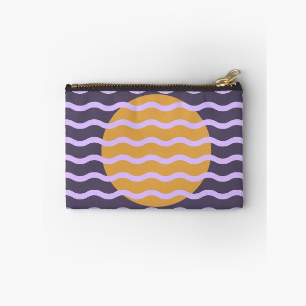 Item preview, Modern Minimalist Sunset Over Waves - Plum and Gold Abstract Lavender Dream designed and sold by nineFlorals.