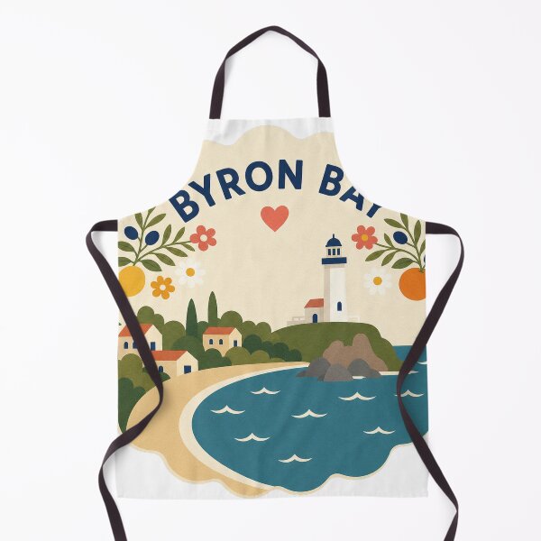 Item preview, Byron Bay Australia Travel Souvenir Modern Folk Art designed and sold by VisualArtsOasis.