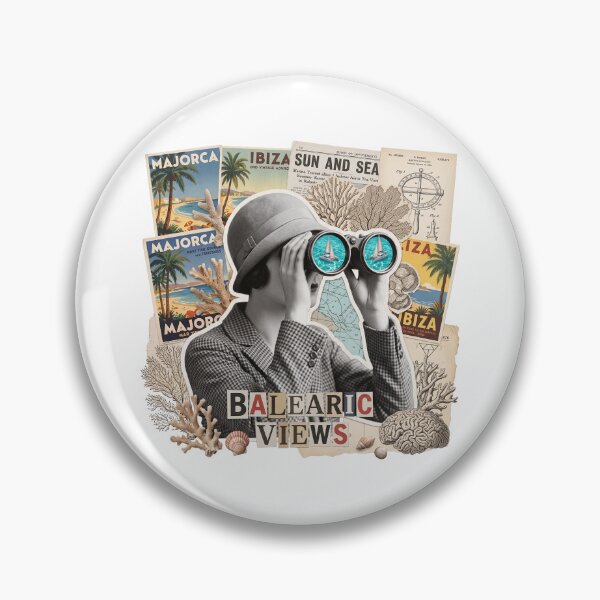 Item preview, Summer Vibes Party Island Collage | Ibiza Mykonos Mediterranean Travel Art designed and sold by OzzFrequency.