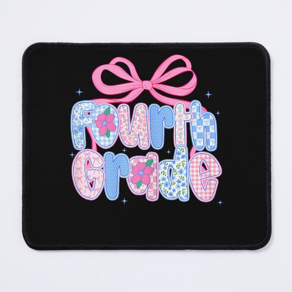 Item preview, Preppy Fourth 4Th Grade Floral Coquette Bow Back To School designed and sold by MaximilliaLa.