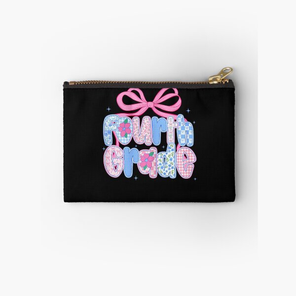 Item preview, Preppy Fourth 4Th Grade Floral Coquette Bow Back To School designed and sold by MaximilliaLa.