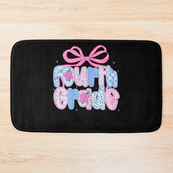 Item preview, Preppy Fourth 4Th Grade Floral Coquette Bow Back To School designed and sold by MaximilliaLa.