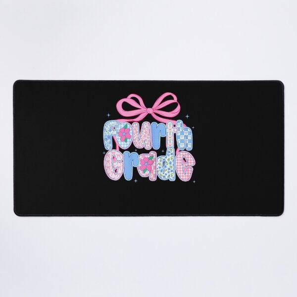 Item preview, Preppy Fourth 4Th Grade Floral Coquette Bow Back To School designed and sold by MaximilliaLa.