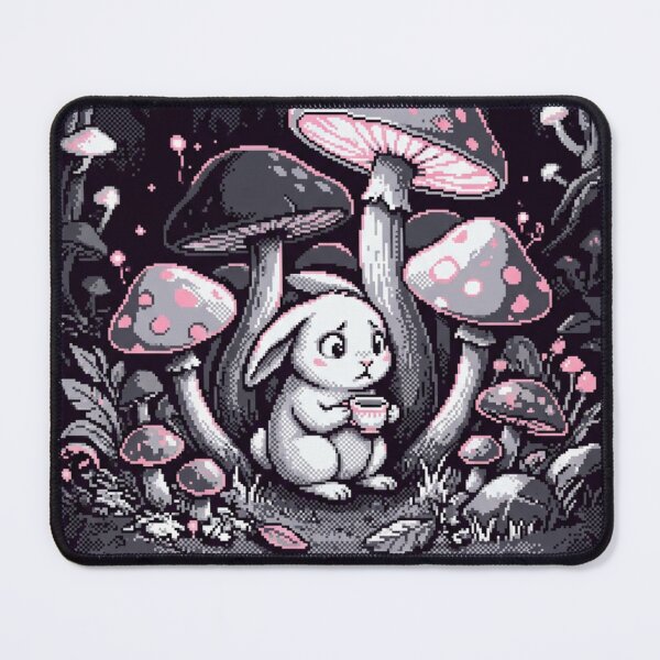 Item preview, Overthinker Rabbit – Anxious Pixel Art Bunny designed and sold by Arobinoz.
