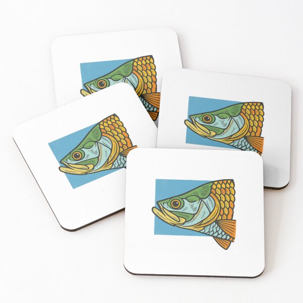 Item preview, Fish Head Retro Illustration Wildlife designed and sold by HBDStudio.