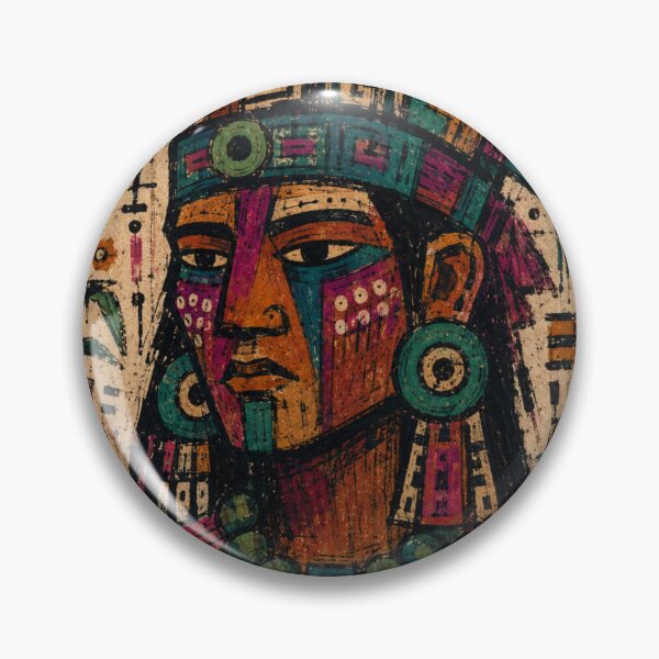 Item preview, Mayan Indian Tribal Folk Art designed and sold by ZunZunArt.
