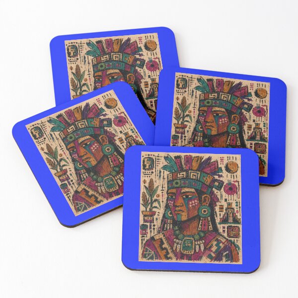 Item preview, Mayan Indian Tribal Folk Art designed and sold by ZunZunArt.