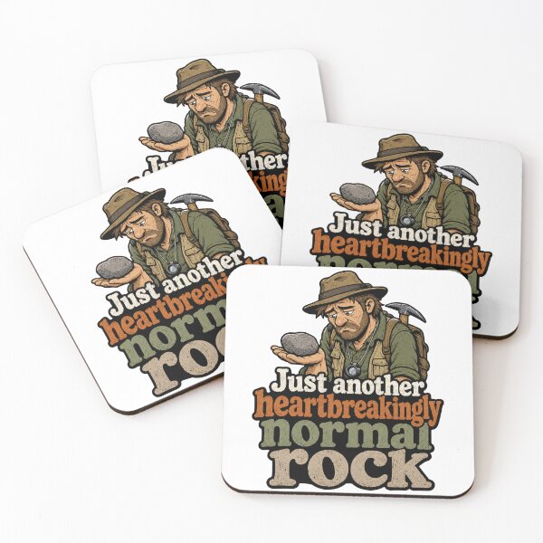 Item preview, Just Another Heartbreakingly Normal Rock - Funny Rockhound Graphic designed and sold by Fun-T-Shirts.