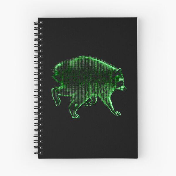 Item preview, Jimothy the Mutant Raccoon - Matrix ASCII Cyberpunk designed and sold by laika-et-al.