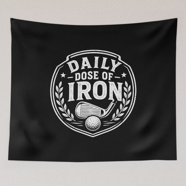Item preview, Daily Dose Of Iron Funny Golfer Golf designed and sold by DemureArtsy.