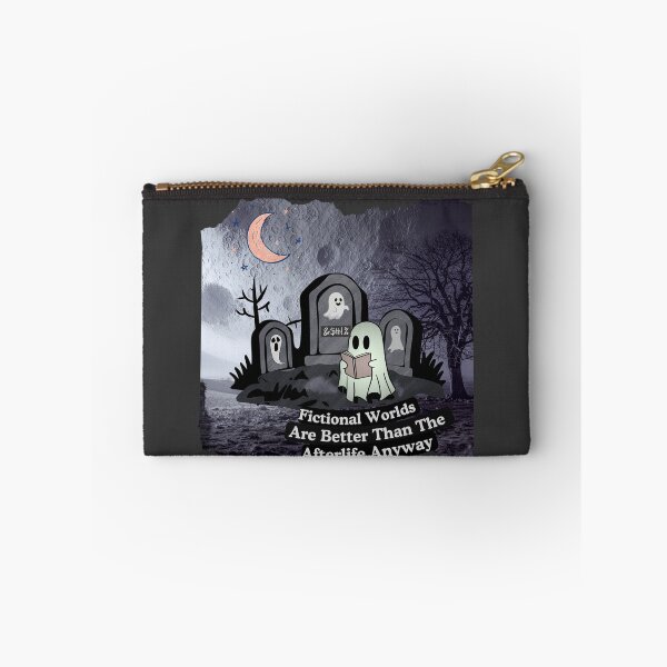 Item preview, Funny Ghost Reading In Spooky Graveyard  designed and sold by aliyeus.