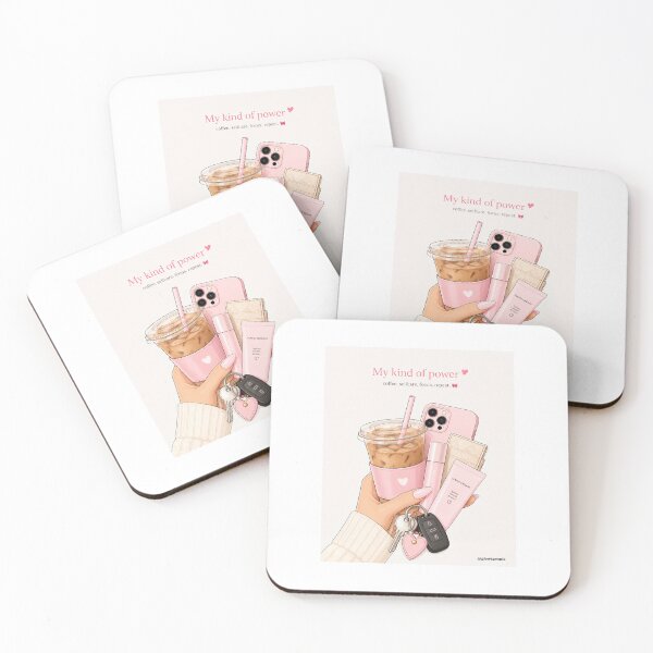 Item preview, My Kind Of Power Coffee Self Care Aesthetic Art designed and sold by Autumnn01.