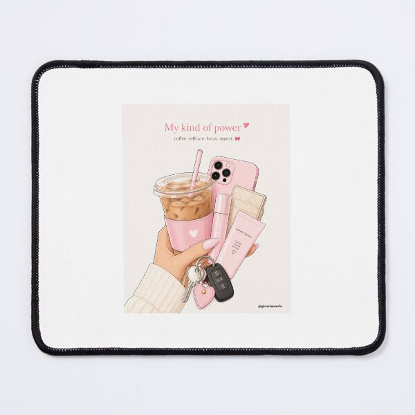 Item preview, My Kind Of Power Coffee Self Care Aesthetic Art designed and sold by Autumnn01.