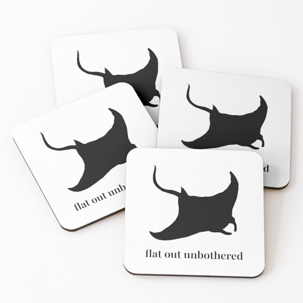 Item preview, Copy of Flat Out Unbothered – Minimalist Stingray Silhouette designed and sold by Soulink-Studio.