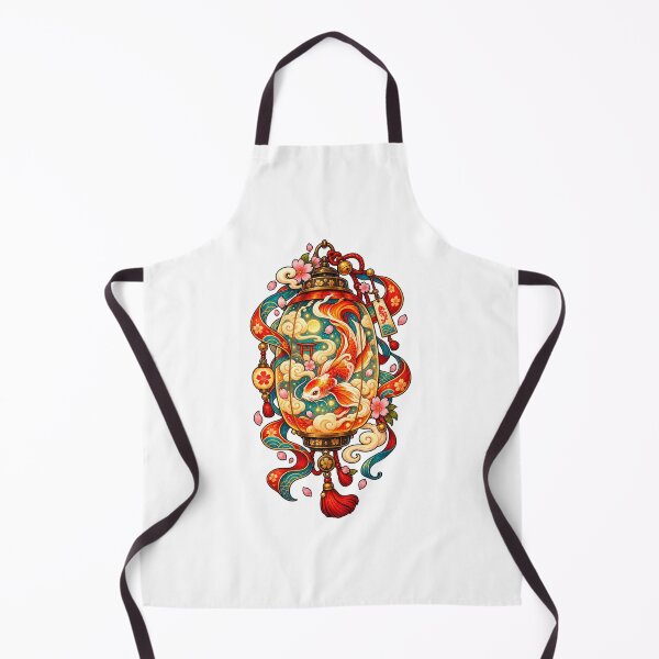 Item preview, Koi Fish Lantern | Japanese Cherry Blossom & Lucky Carp designed and sold by MrDev.