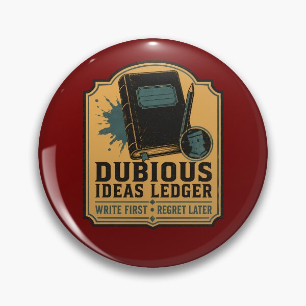 Item preview, Dubious Ideas Ledger Label designed and sold by agearb.