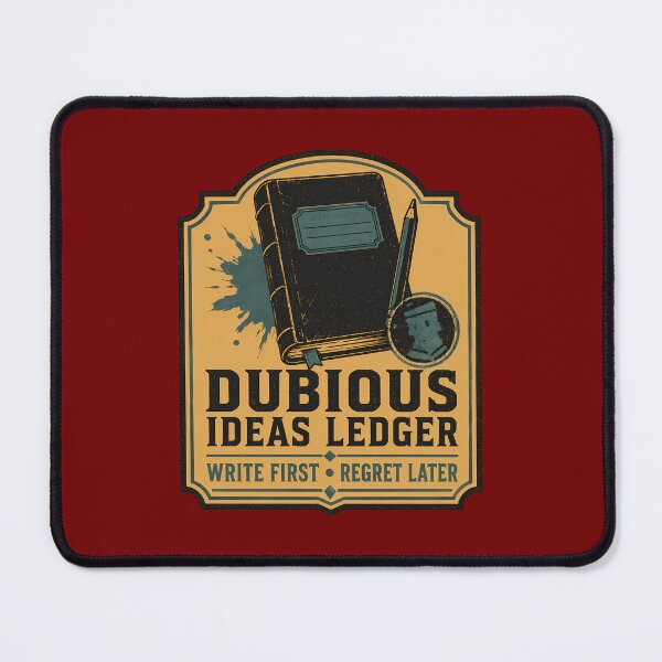 Item preview, Dubious Ideas Ledger Label designed and sold by agearb.