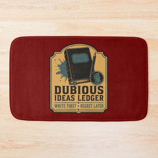 Item preview, Dubious Ideas Ledger Label designed and sold by agearb.