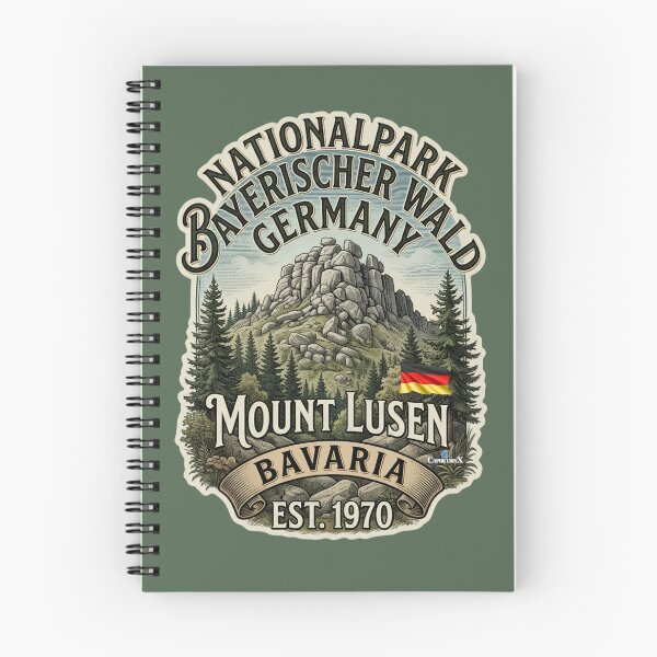 Item preview, Mount Lusen Bavaria Vintage designed and sold by EvergreenPark - Tee Studio.