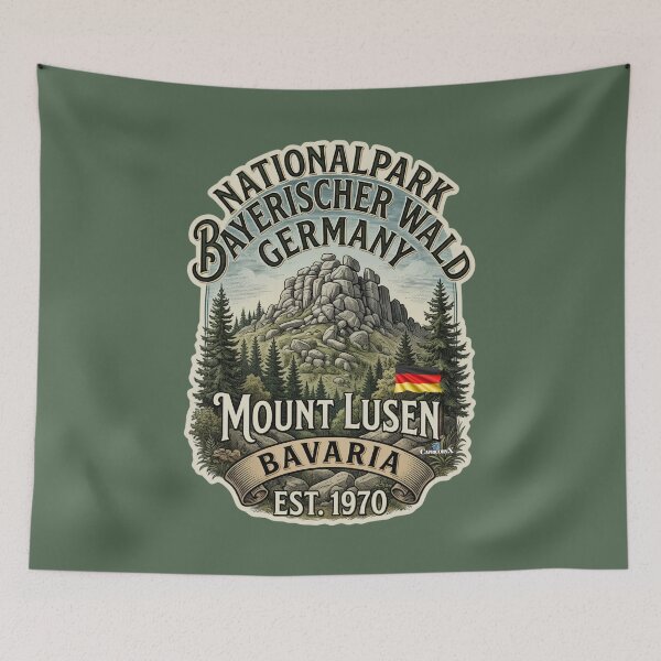 Item preview, Mount Lusen Bavaria Vintage designed and sold by EvergreenPark - Tee Studio.