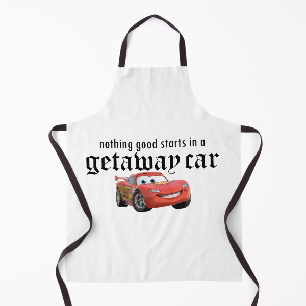 Item preview, nothing good starts in a getaway car sticker reputation shirt getaway car lightning mcqueen designed and sold by emking5100.