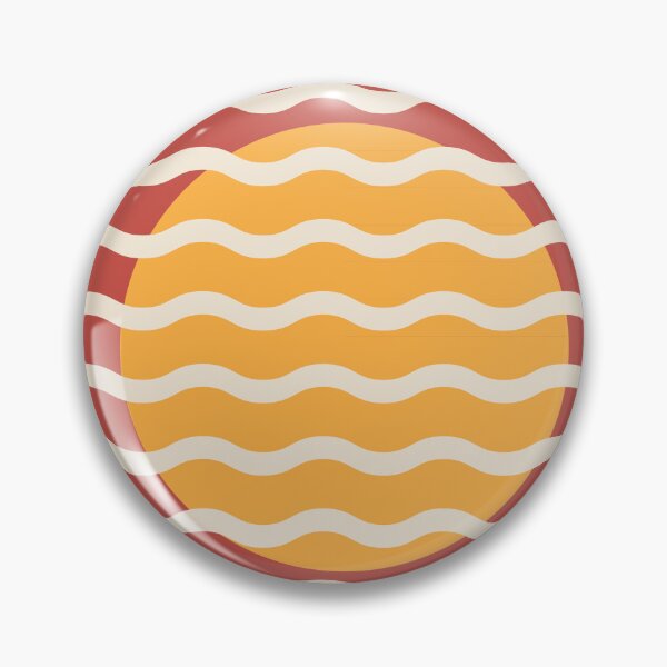 Item preview, Modern Minimalist Sunset Over Waves - Rust & mustard Abstract Terracotta Spirit designed and sold by nineFlorals.