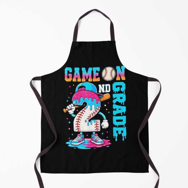 Item preview, Game On 2Nd Grade Baseball Ice Cream Drip Back To School designed and sold by MaximilliaLa.