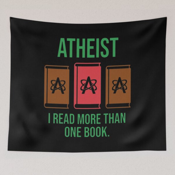 Item preview, Atheist I read more than one book. designed and sold by dellonszpakw.