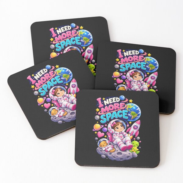 Item preview, Kids Girls Cosmic I need More Space designed and sold by Genius Geek.