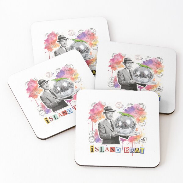 Item preview, Summer Vibes Party Island Collage | Ibiza Mykonos Mediterranean Travel Art designed and sold by OzzFrequency.