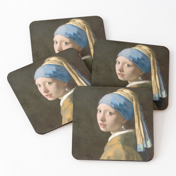 Item preview, Girl with a Pearl Earring (Meisje met de parel), Johannes Vermeer, 1665 designed and sold by The Gaping Maw.