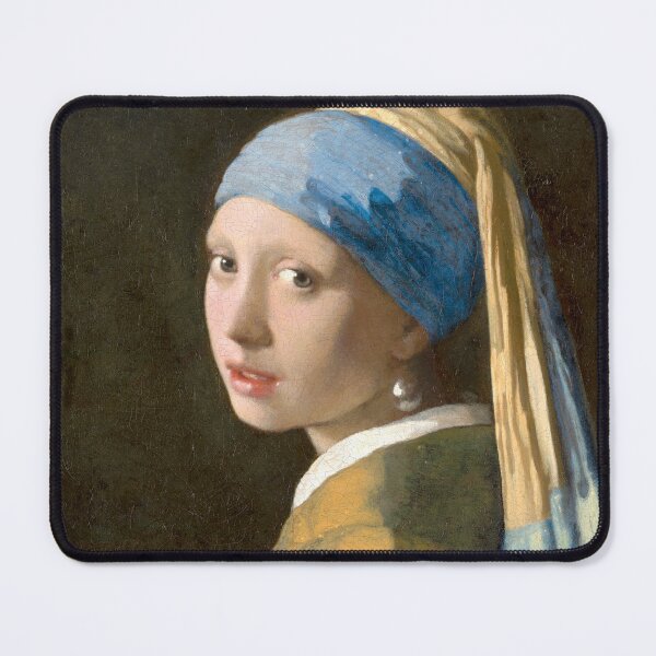 Item preview, Girl with a Pearl Earring (Meisje met de parel), Johannes Vermeer, 1665 designed and sold by The Gaping Maw.