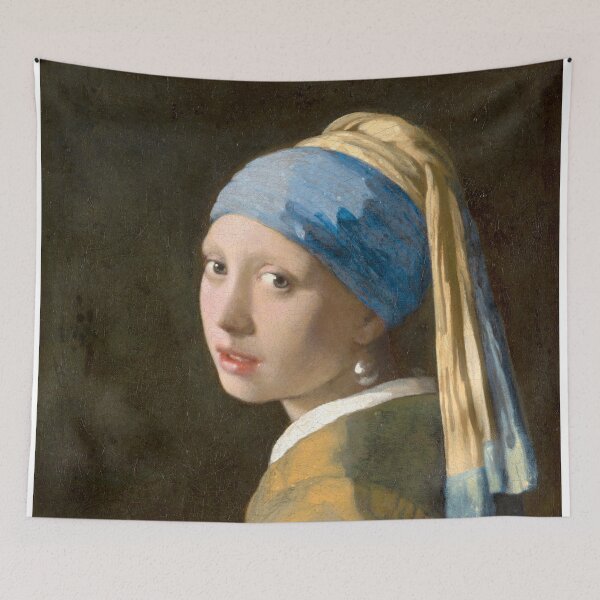 Item preview, Girl with a Pearl Earring (Meisje met de parel), Johannes Vermeer, 1665 designed and sold by The Gaping Maw.