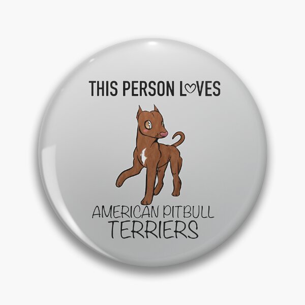 Item preview, This Person Loves AMERICAN PIT BULL TERRIERS (Cropped) designed and sold by Sparklepupfaeri.