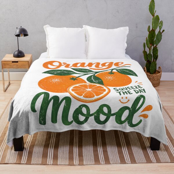 Item preview, Orange Mood - Squeeze the Day designed and sold by Side Quest Co..