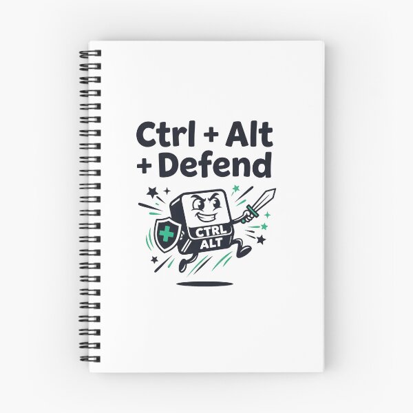 Item preview, Ctrl + Alt + Defend designed and sold by Brain Fog Lab.