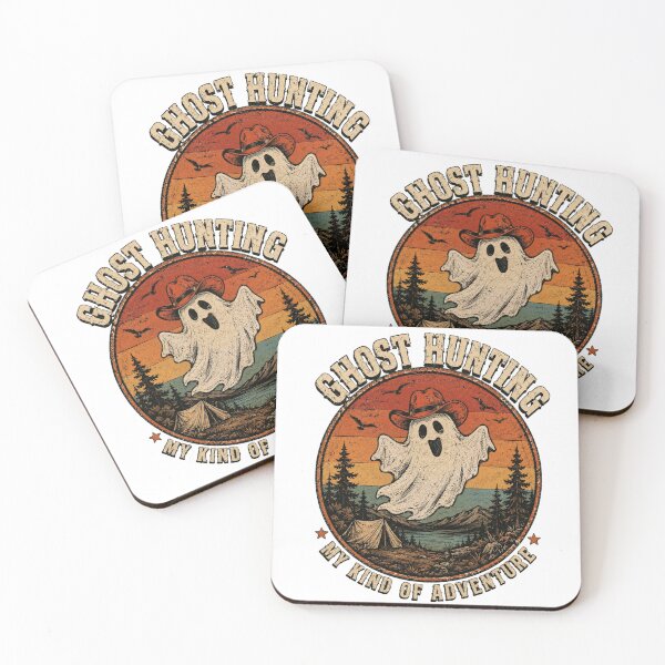 Item preview, Funny Ghost Hunting Scary Halloween Ghost Hunter, Haunted Adventure Vintage Ghost Hunting Design, Halloween Campfire Horror designed and sold by ANTHAR.