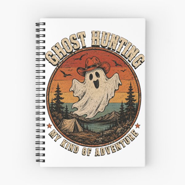 Item preview, Funny Ghost Hunting Scary Halloween Ghost Hunter, Haunted Adventure Vintage Ghost Hunting Design, Halloween Campfire Horror designed and sold by ANTHAR.