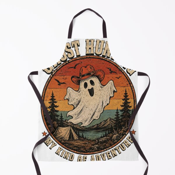Item preview, Funny Ghost Hunting Scary Halloween Ghost Hunter, Haunted Adventure Vintage Ghost Hunting Design, Halloween Campfire Horror designed and sold by ANTHAR.