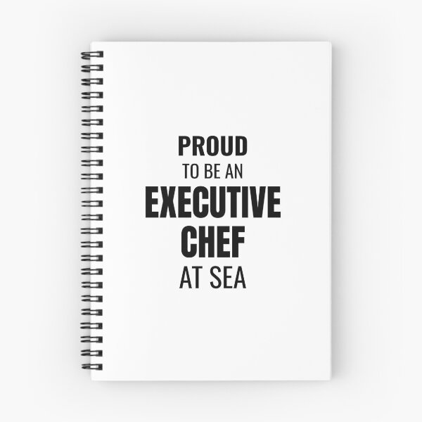 Item preview, Proud to be an Executive Chef at Sea (Black) designed and sold by ShipCrewNation.