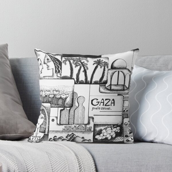 Item preview, Gaza Palestine Greeting Cards Collage Art designed and sold by Hurriyyatee.