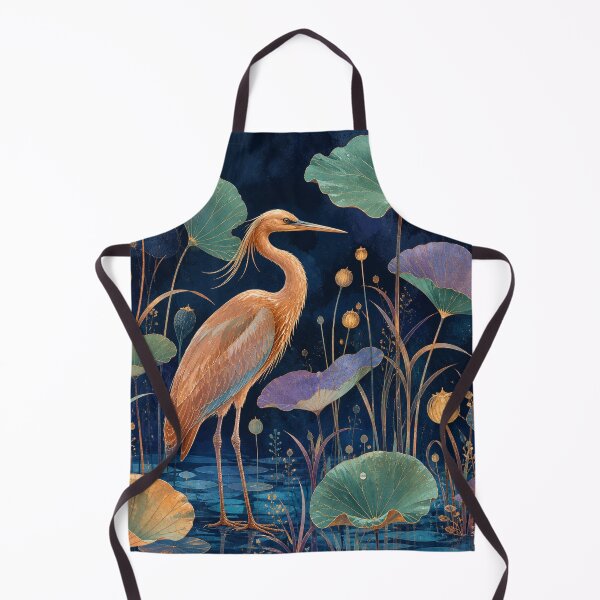 Item preview, Copper Heron Rain Garden designed and sold by aihrgdesign.